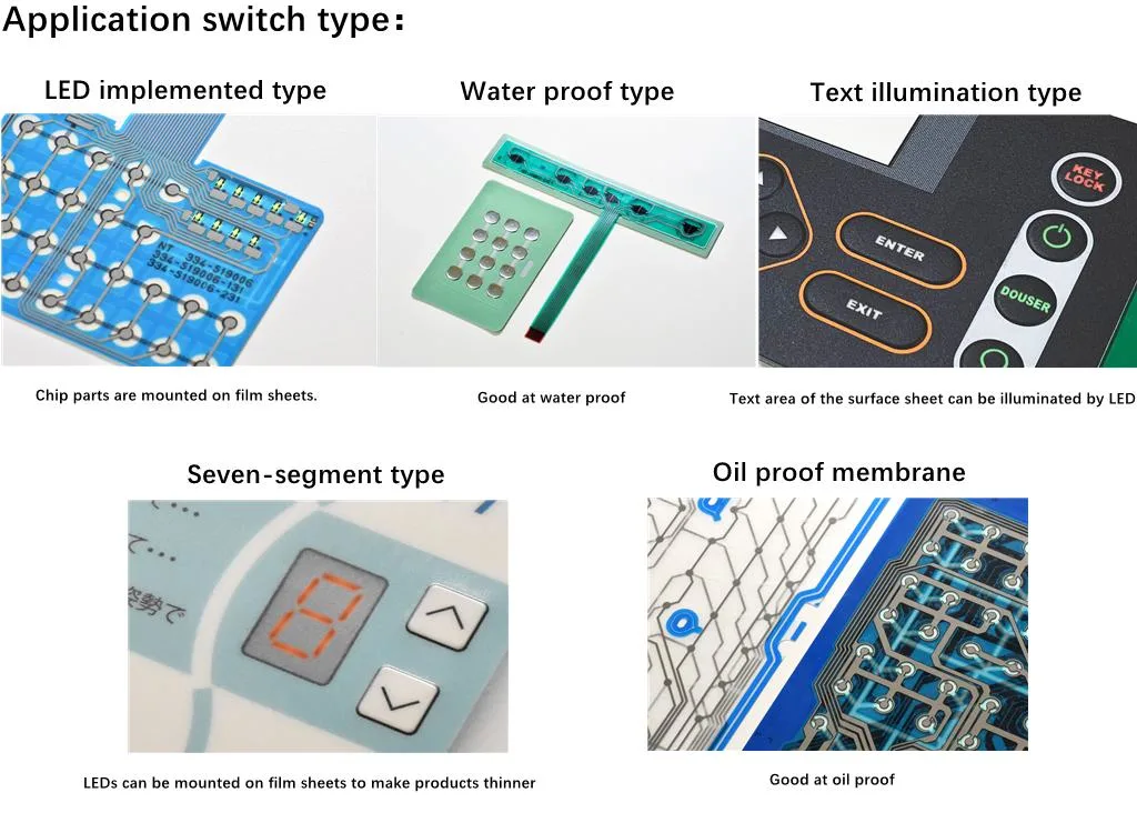 Membrane Switch Factory Wholesale Custom Inverter Keypad