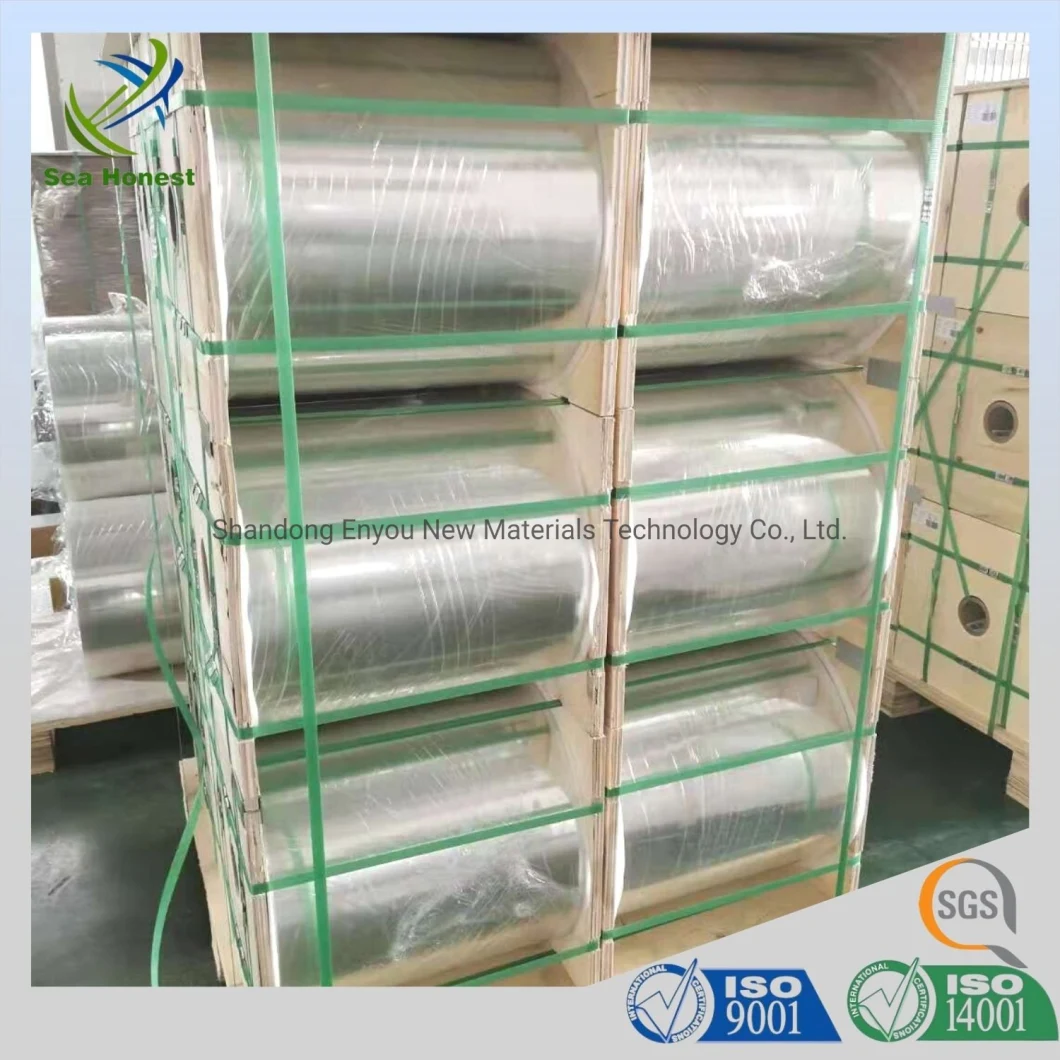 China Factory 40 Mic PVC Pet PETG BOPP Shrink Film for Beverage Sleeve Label, Cosmetics Label