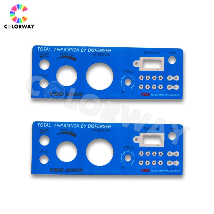 Glossy Transparent Matte Frosty Finish Custom Design Silk Screen Printed Membrane Keypad with LCD Window